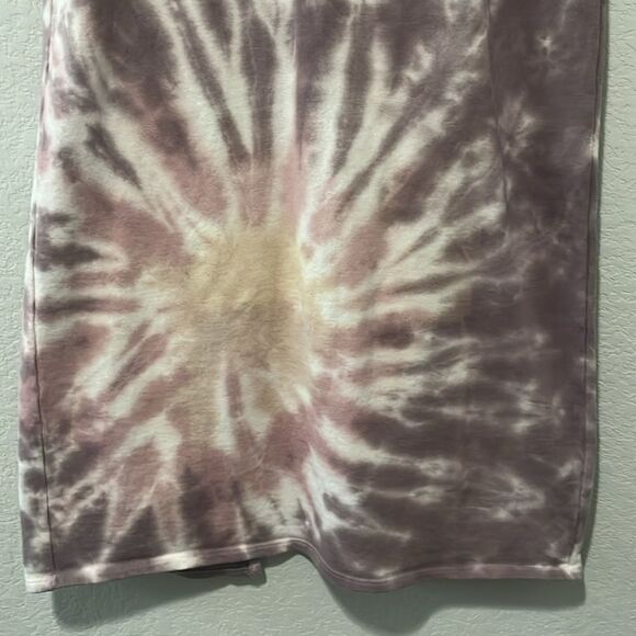 EN SAISON Women's Purple Pink Yellow Tie Dye Midi Skirt, Size L - Picture 2 of 9